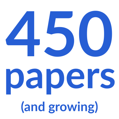 450 Papers (and growing)